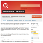 Better Internal Link Search